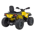 Quad na akumulator dla dzieci Can Am Outlander ATV z pilotem Żółty DK-CA005.2.4GHZ